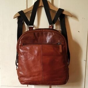Leather Backpack - Brown Women's Bag